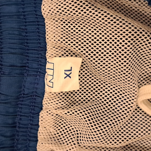 NIT, Size XL, Blue w/White Swim Suit w/Mesh Lining - Picture 3 of 3